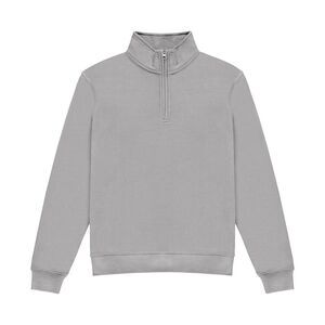 Kustom Kit Mens Quarter Zip Sweatshirt / Heather Grey